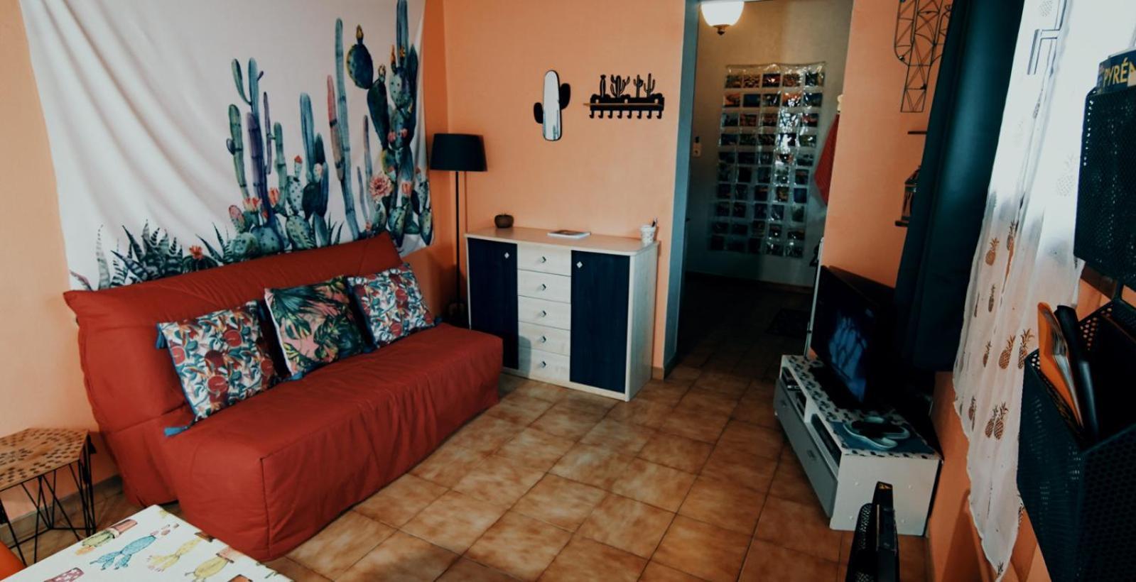 Le Nopal Bleu Lägenhet Tarascon-sur-Ariège Exteriör bild